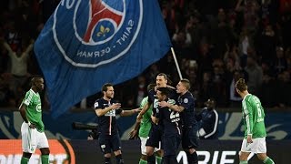 Coupe de France  12 finales  ParisSG  AS SaintEtienne  41 les buts [upl. by Latham]