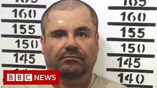 El Chapo Rare prison video emerges  BBC News [upl. by Bealle414]