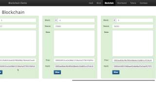 Blockchain 101  A Visual Demo [upl. by Melissa]