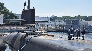 On board the US Navys largest submarine Michigan [upl. by Eanar]