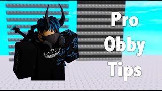 Pro Obby Tips  Roblox [upl. by Ydnec]