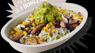 CopyCat Homemade Chipotle Chicken Bowl Recipe [upl. by Aikal]