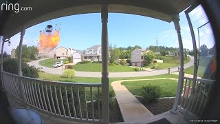 Pennsylvania house explosion leaves 5 dead Doorbell camera captures video of the incident [upl. by Gesner]