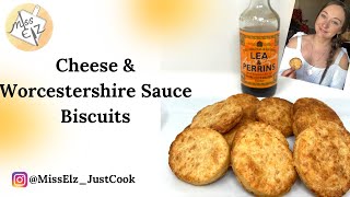 Cheese amp Worcestershire Sauce Biscuits  Home Baking [upl. by Beatrix]