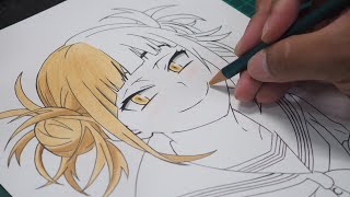 How to Draw Himiko Toga Step by Step  My Hero Academia [upl. by Graehme752]