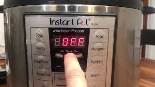 How to use the ADJUST button on the Instant Pot [upl. by Assirk296]