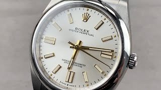 Rolex Oyster Perpetual 124300 41mm  1243000001 [upl. by Einwahr207]