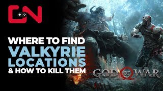 God of War Valkyrie Locations amp How to Kill Them [upl. by Nolham]