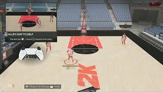 NBA 2K23  How To Alley Oop To Self [upl. by Nogras397]