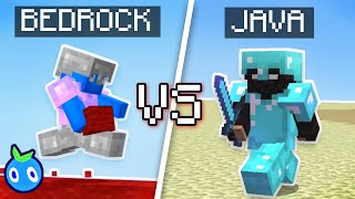 Minecraft Bedrock Sweat VS Java Sweat [upl. by Elleina]