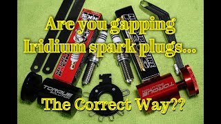 How to Gap Iridium spark plugs [upl. by Arbas]