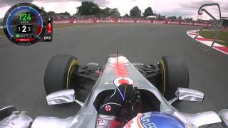 Jenson Button Onboard Lap Great Britain 2011 HD [upl. by Ynolem]