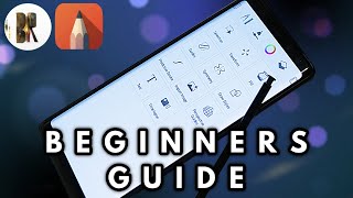 Beginners guide for Autodesk Sketchbook Mobile [upl. by Deonne]