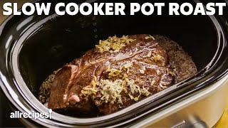 How to Make Slow Cooker Pot Roast  Allrecipes [upl. by Kelli570]