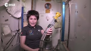 Astronaut Shows How to Use a Space Toilet  ISS Video [upl. by Colwell]