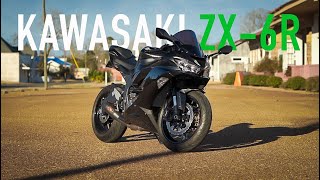 BEST VALUE 600cc 2020 Kawasaki Ninja ZX6R First Ride [upl. by Aicia477]