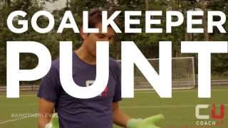 How To Punt A Soccer Ball  CoachUp Soccer Goalkeeper Tips [upl. by Sucramel300]