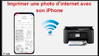 Comment imprimer une photo dinternet directement avec son Iphone [upl. by Tempest]