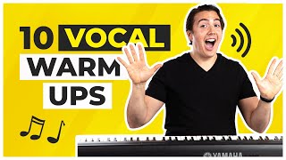 10 Vocal Warmups  Ridiculously Easy and Effective [upl. by Aisenet]