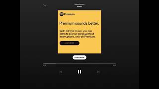 Spotify premium ad [upl. by Nnaik]