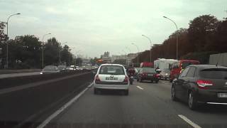 Paris Highway System les Autoroutes de Paris  Timelapse [upl. by Selfridge]