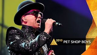 Pet Shop Boys  Its A Sin Glastonbury 2010 [upl. by Thorr]