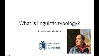 What is linguistic typology [upl. by Aronaele]