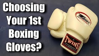 Choosing your first boxing gloves [upl. by Kerred366]