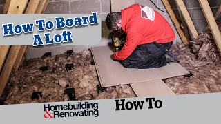 How to Board a Loft  ADVICE  Homebuilding [upl. by Alejoa]