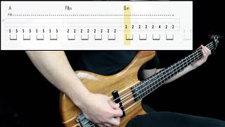 Soda Stereo  Trátame Suavemente Bass Cover Play Along Tabs In Video [upl. by Hausmann]