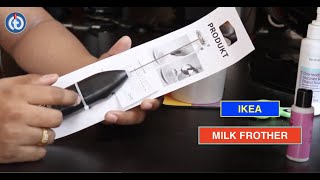 IKEA MILK FROTHER Review amp Battery Installation [upl. by Nnaeilsel]