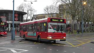 Londons Buses at Walthamstow Central 12Dec2014 [upl. by Seidule]