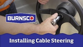 How To Install A Cable Steering System On Your Boat [upl. by Johnathon]