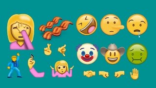 All 72 New Emojis for 2016 [upl. by Stephanie]