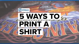 5 Ways to Print a Shirt [upl. by Jaime]