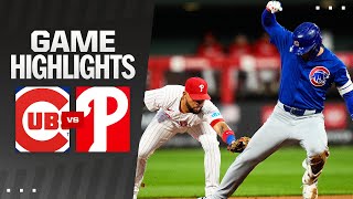 Cubs vs Phillies Game Highlights 92424  MLB Highlights [upl. by Filiano]