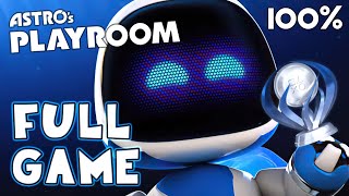 Astros Playroom FULL GAME 100 All Trophies PS5 Platinum [upl. by Atinal569]