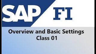 SAP FI Overview and Basic Settings  Class 01 [upl. by Ashleigh744]