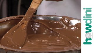 Melting chocolate How to melt and temper chocolate [upl. by Winchell284]