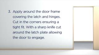 Exitex Surface Mounted Intumescent Strip Installation  Doorfit [upl. by Shoshana]