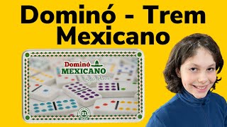 Dominó Trem Mexicano  Curiosidades e Como Jogar  How To Play Mexican Train Dominoes  Mundo do Bob [upl. by Ellivnarg621]