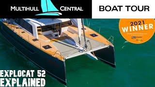 2021 Multihull of the Year Explocat 52 Explained BOAT TOUR [upl. by Boleslaw]