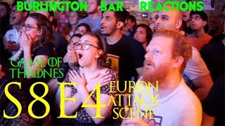 Game Of Thrones  Burlington Bar Reactions  S8E4  Euron Attack Scene [upl. by Lytsirk]