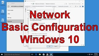 Network basic configuration Windows 10 [upl. by Mayhew]