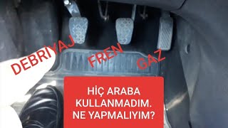 MANUEL VİTES ARABA NASIL KULLANILIRDURKALKYOKUŞ KALKIŞHOW TO DRİVE A MANUAL TRANSMİSSİON CAR [upl. by Roselyn466]