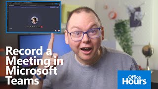 How to record a meeting using Microsoft Teams [upl. by Norrehs15]