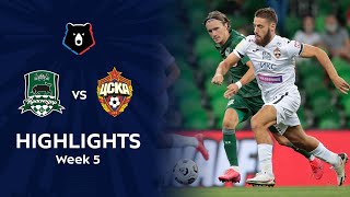 Highlights Krasnodar vs CSKA 11  RPL 202021 [upl. by Arag599]