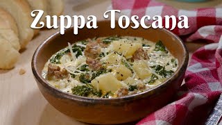 CROCKPOT ZUPPA TOSCANA Easy Recipe for the Most Delicious Italian Sausage Potato amp Kale Soup [upl. by Dieterich464]