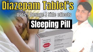 Diazepam 5 mg tablet  Diazepam tablets ip 5mg hindi  Valium 5 tablet in hindi [upl. by Malchus268]