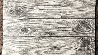 How I draw realistic wood texture with graphite pencils  speed drawing [upl. by Sucramd]